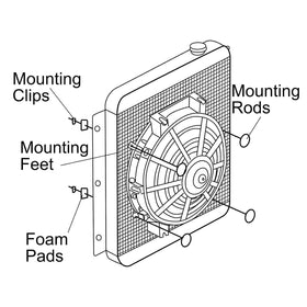 BeoneYuu fan beside ruler showing 6 inch scale for accurate fitment planning
