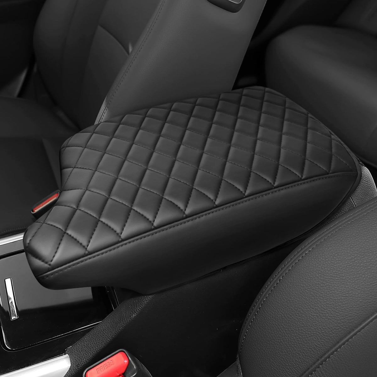 Bercicci front view of center console cover showing clean fit and protection