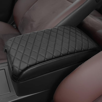 Bercicci front view of armrest cover showing neat fit and protection