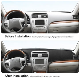 Bercicci being installed on Camry dashboard for quick setup benefit