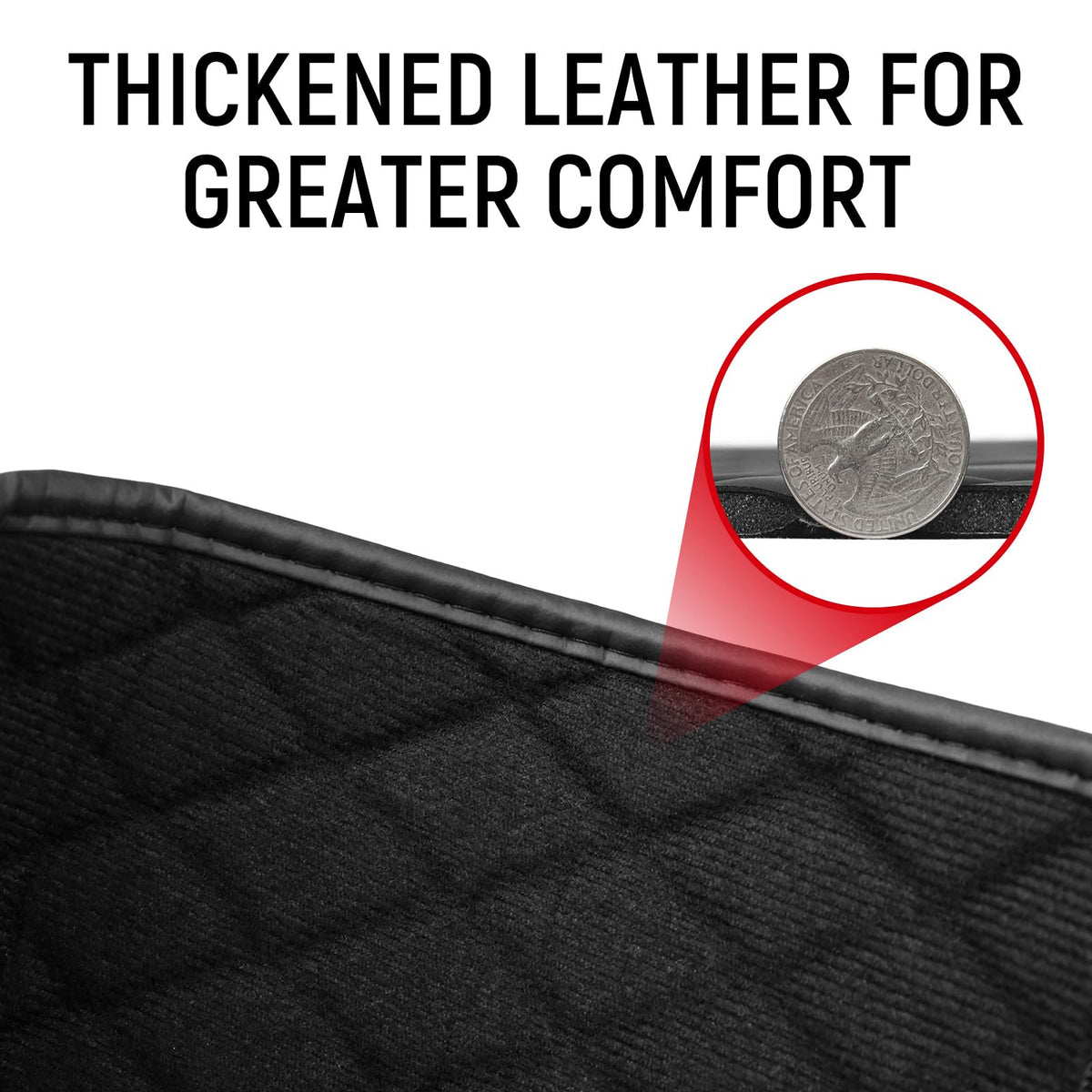 Bercicci armrest cover beside ruler showing precise tailored fit