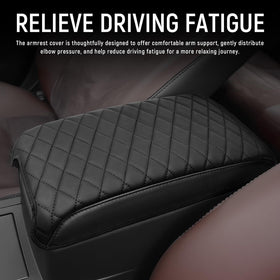 Bercicci side profile installed on Camry armrest for seamless look