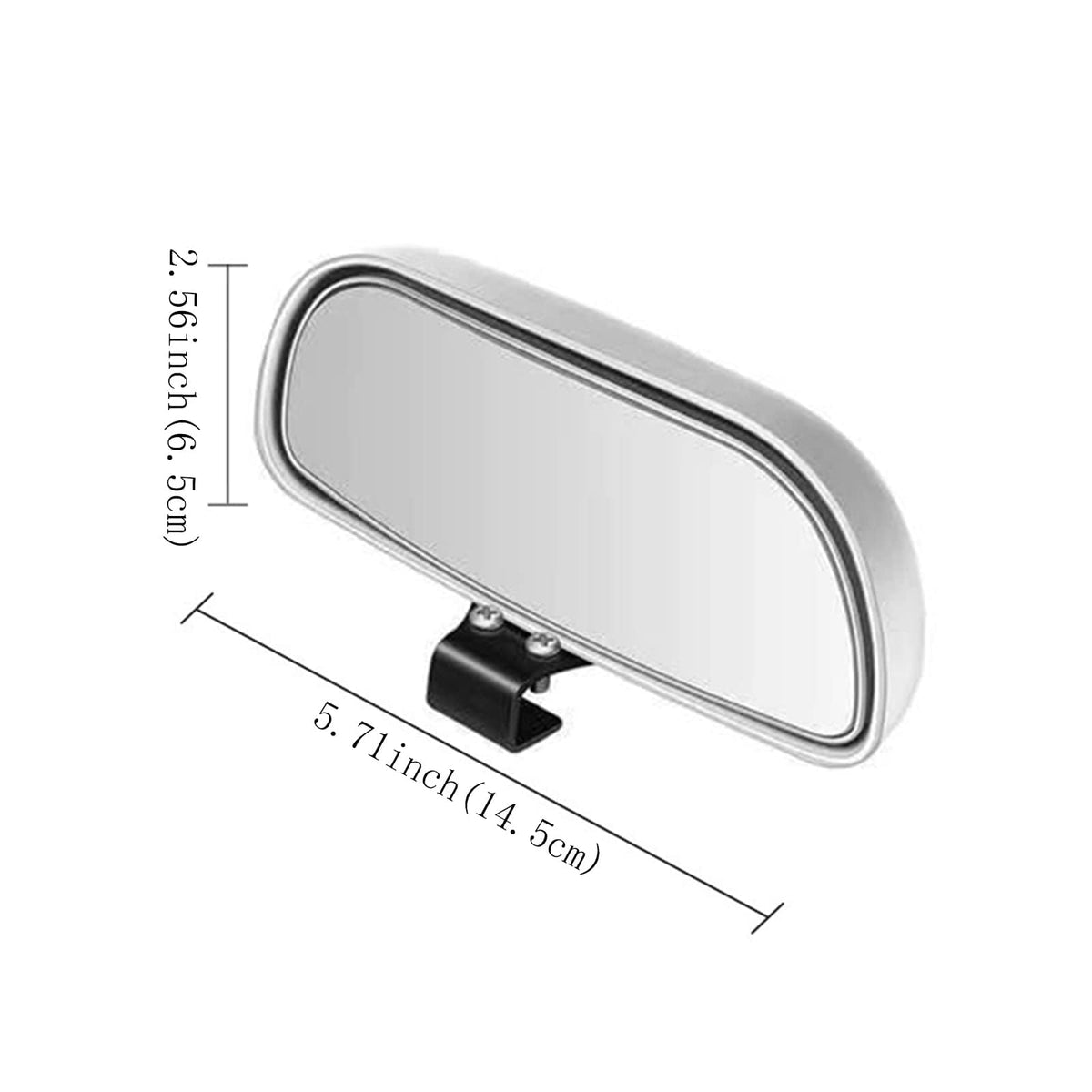Berfi Life mounted on a truck side mirror showing extended visibility
