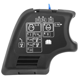 BERPSE air filter front view showing shape and mounting points for easy fit