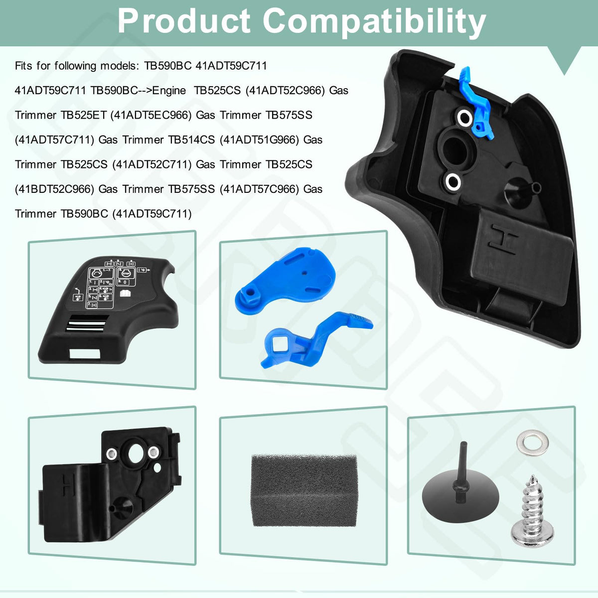 BERPSE air filter side profile highlighting compact design and fitment