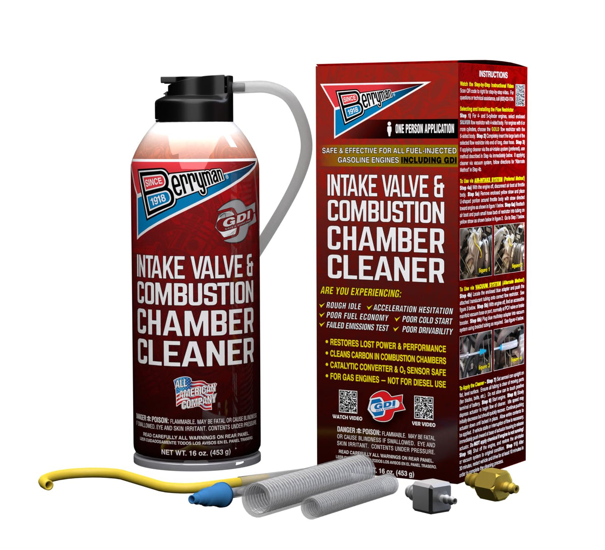 Berryman 2611 aerosol can front view showing label and 16-ounce size benefit
