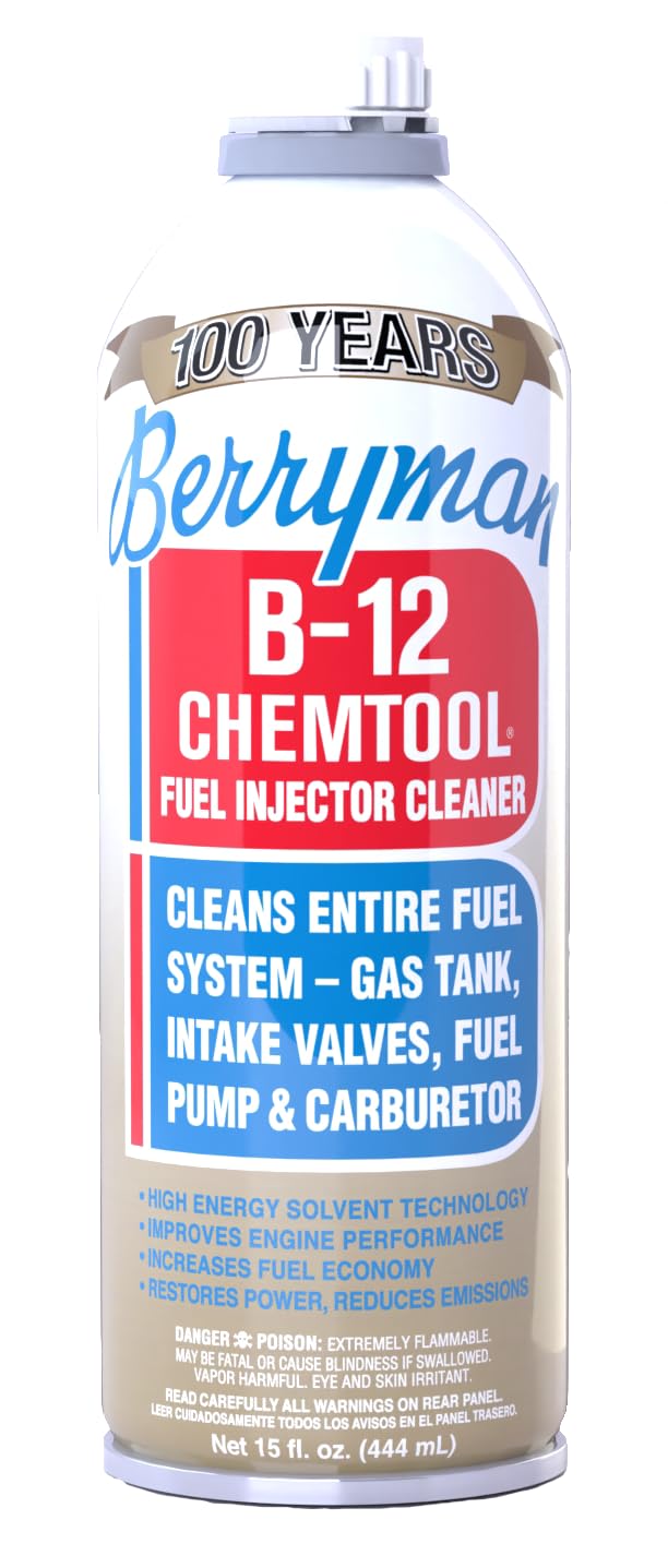 Berryman B-12 front can showing label and benefit of deposit removal