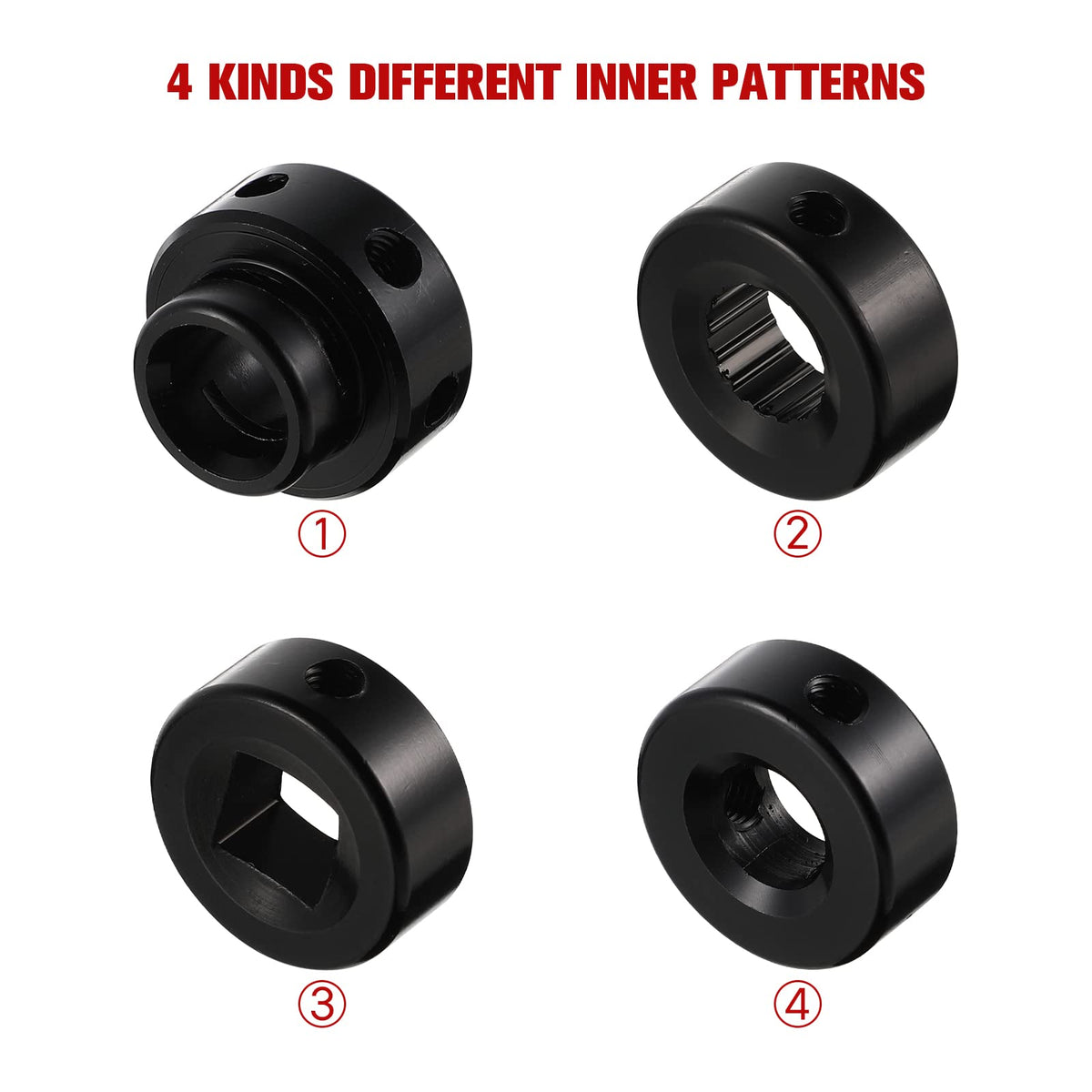 BESPORTBLE adapters and mounting clips displayed for universal fit and easy installation