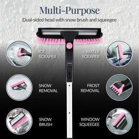 Best Choice Products detachable ice scraper detail for safe glass scraping