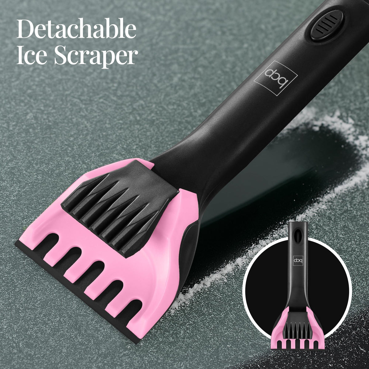 Best Choice Products squeegee edge clearing slush for fast water removal