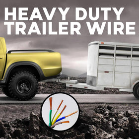 BEST CONNECTIONS cable connected between tow vehicle and trailer illustrating practical in-use reliability