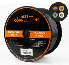 BEST CONNECTIONS front packaging showing 100ft cable and features