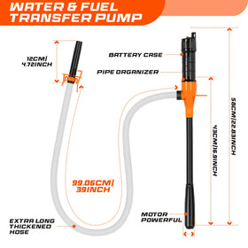 BestCosy battery compartment open showing D or AA placement, allows long runtime
