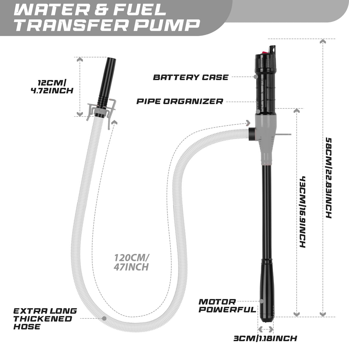BestCosy pump in use transferring fuel into a generator for quick refueling