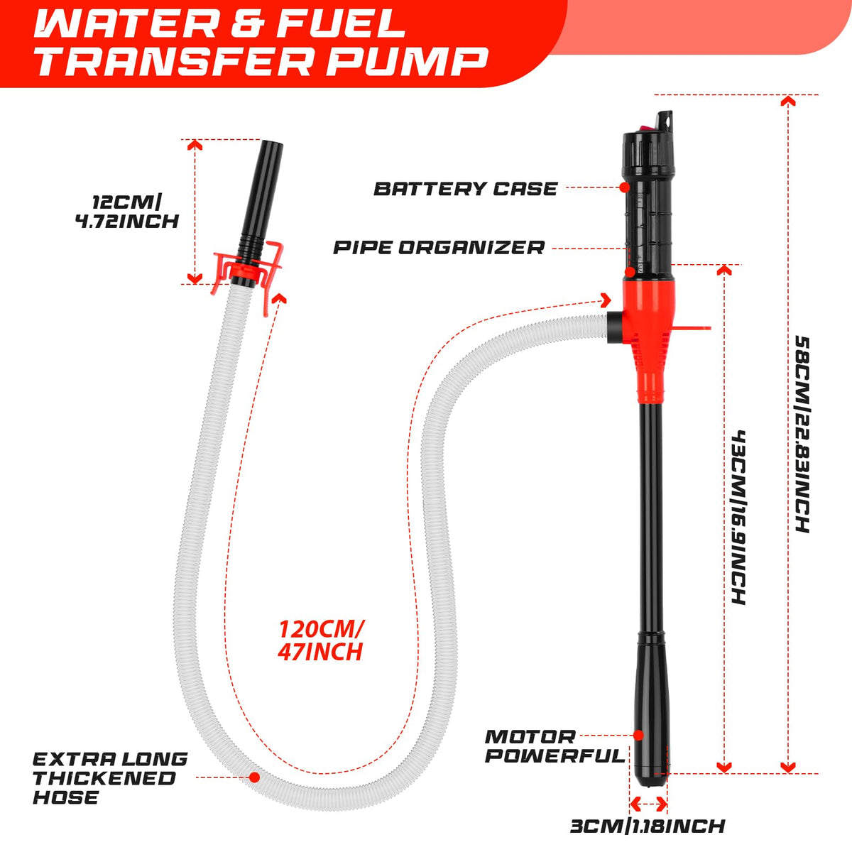 BestCosy pump in use pouring gas from a jerrycan to a container for safer refueling