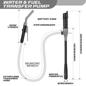 BestCosy pump in use refueling a generator for quick off-grid fueling