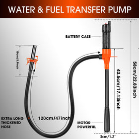 BestCosy suction tube next to ruler showing 16-inch fit for cans