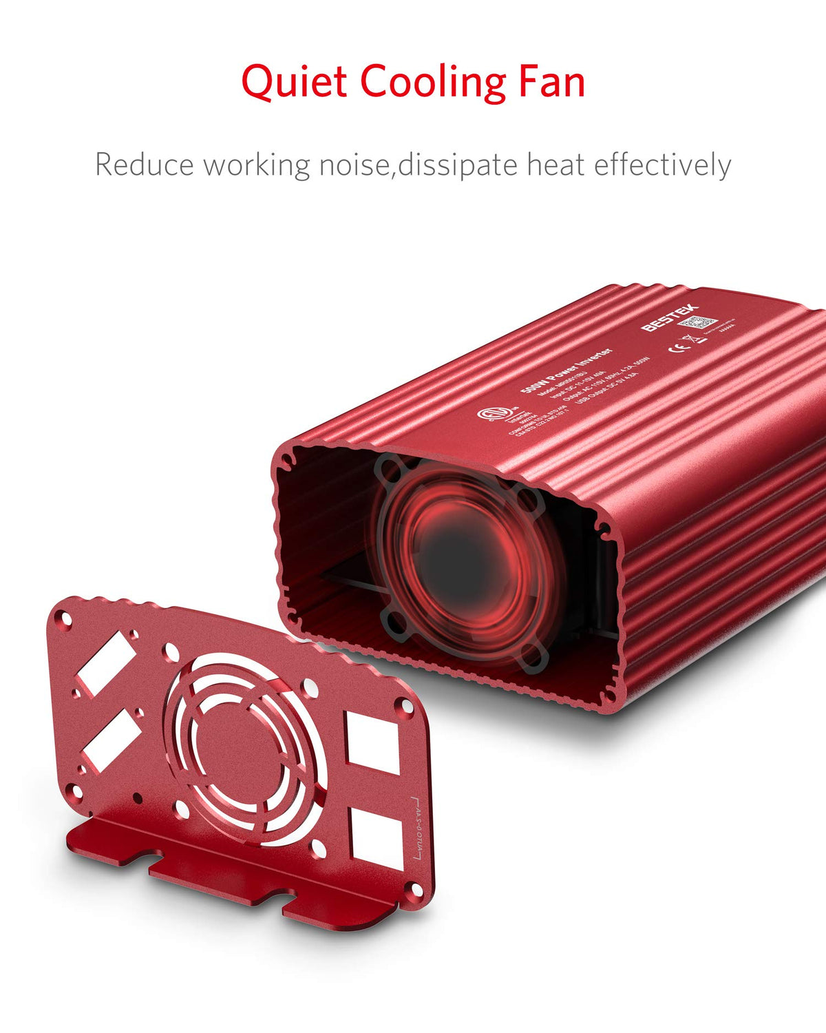 BESTEK cigarette lighter plug connected in vehicle for quick plug-and-play power