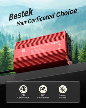 BESTEK packaged box with manual for ready-to-use out-of-the-box setup