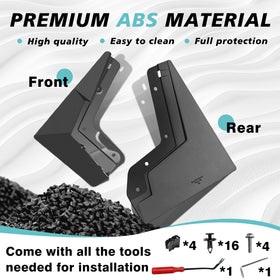 BestEvMod push-pin kit and hardware laid out for quick drill-free installation