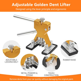 BESTGLOAL golden lifter close-up for precise small dent repairs
