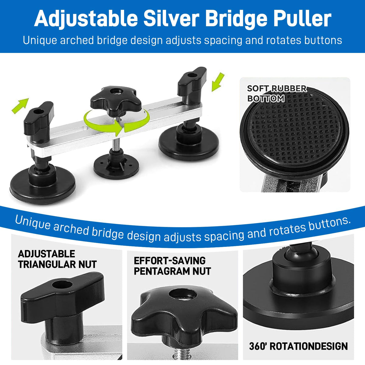 BESTGLOAL assorted pull tabs displayed for matching dent shapes