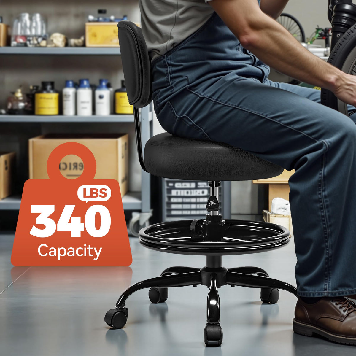 BestGlory lumbar backrest close-up showing support for long tasks