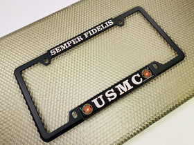 BestLicensePlateFrames side profile highlighting metal thickness and durable construction benefit