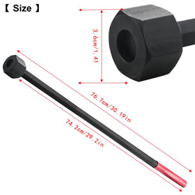 Bestong 6602 beside ruler showing length for reach and fit verification