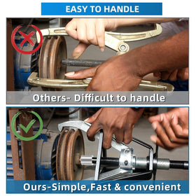 BESTOOL gear puller removing a pulley to speed repairs and prevent damage