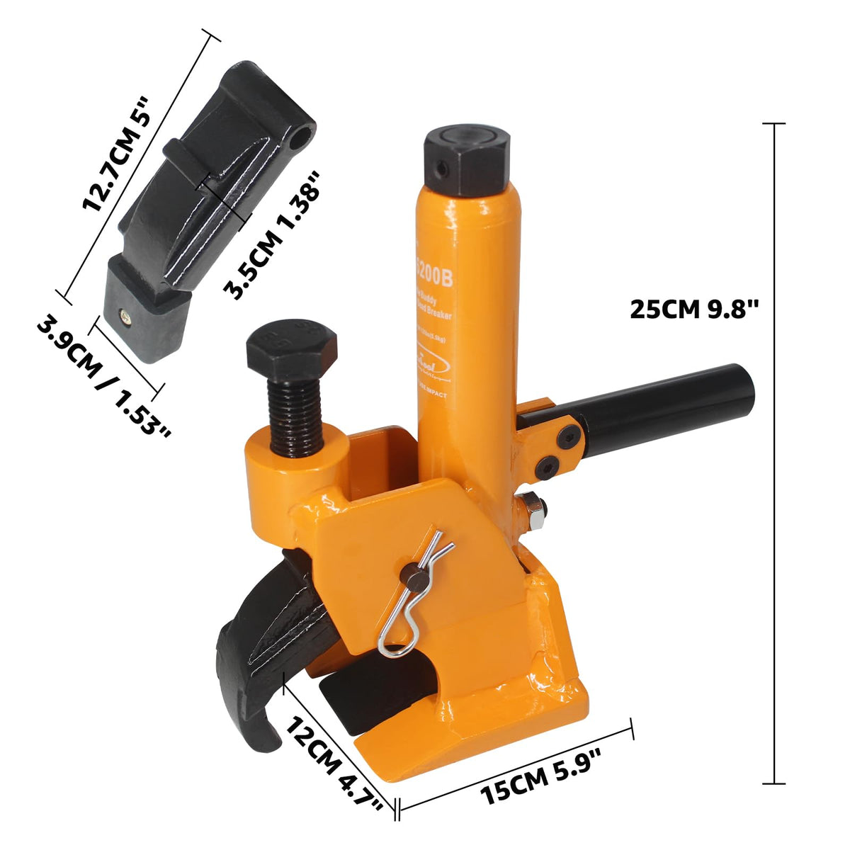 BESTOOL patented handle angle for improved control and precise positioning