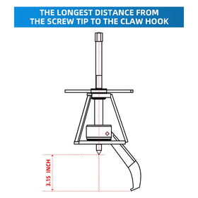 BESTOOL slim tie rods and profile for accessing confined spaces in engines