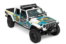 Bestop Sunrider fabric and frame closeup highlighting durable construction