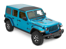 Bestop Sunrider installed on Jeep front seats demonstrating easy operation