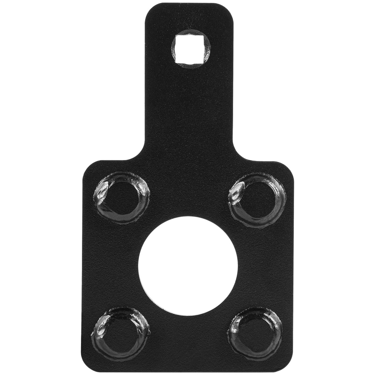 besttruck tool in use on engine pulley holding crankshaft steady for safe bolt removal