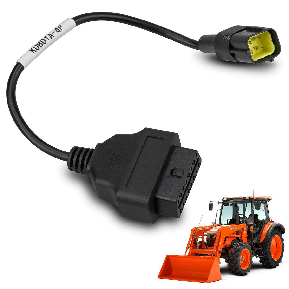 Bestview front connector showing 4‑pin and 16‑pin ends for quick adapter use