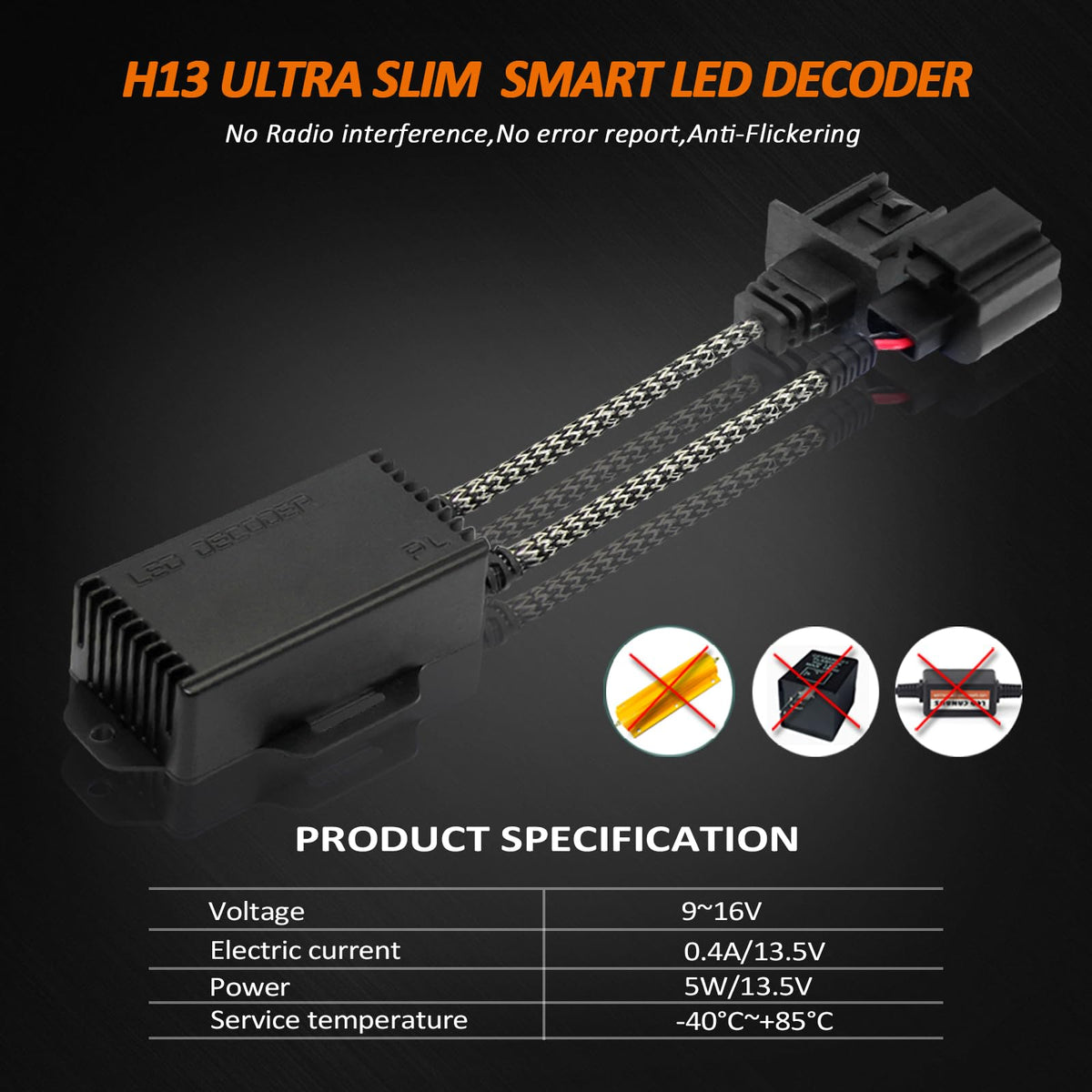 Bestview decoder installed in headlight showing resolved flicker and stable beam
