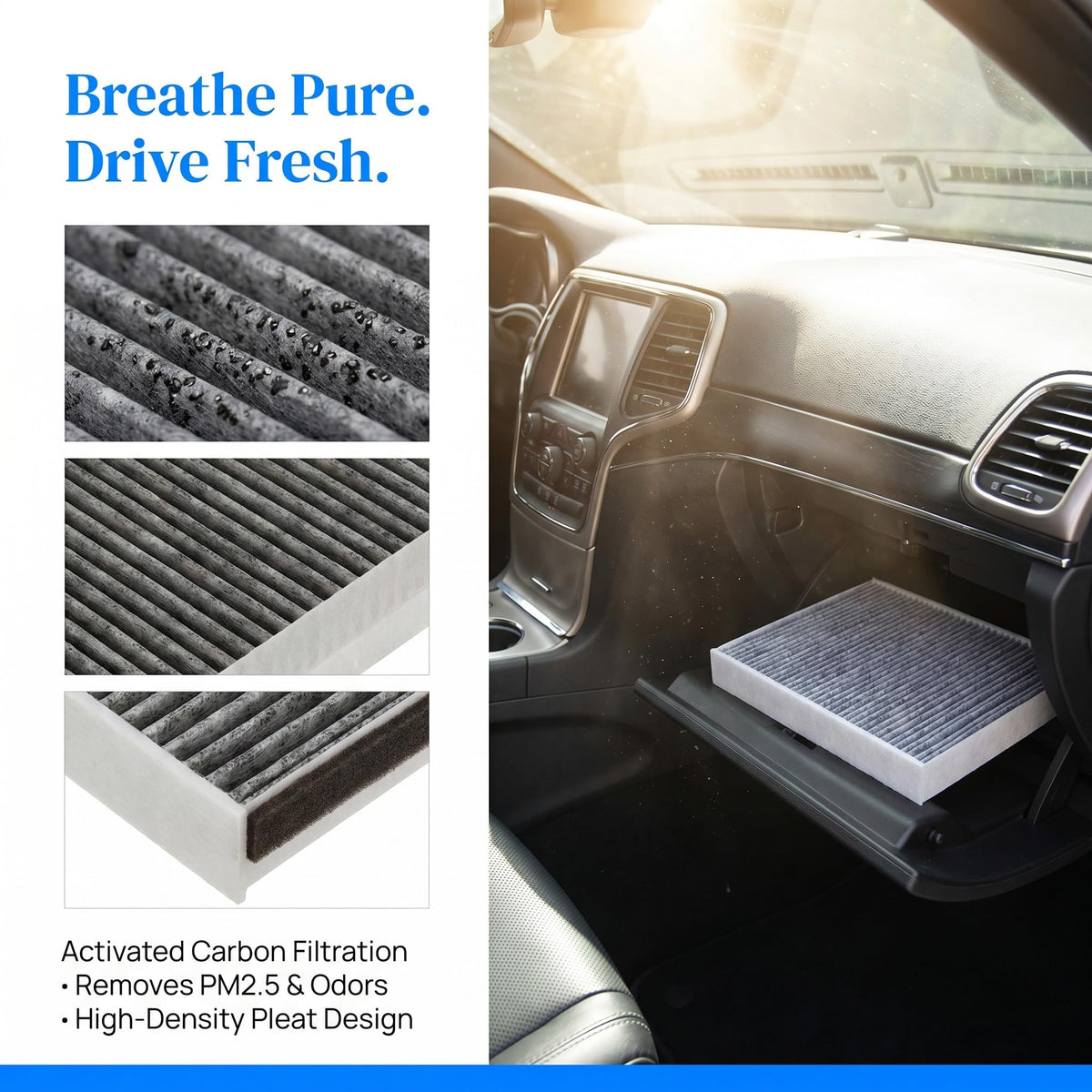 BESTWELL4U BW182 filter close-up texture highlighting filtration layers