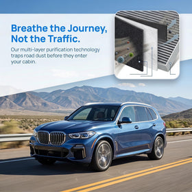 BESTWELL4U BW182 in car cabin showing fresher air benefit while driving