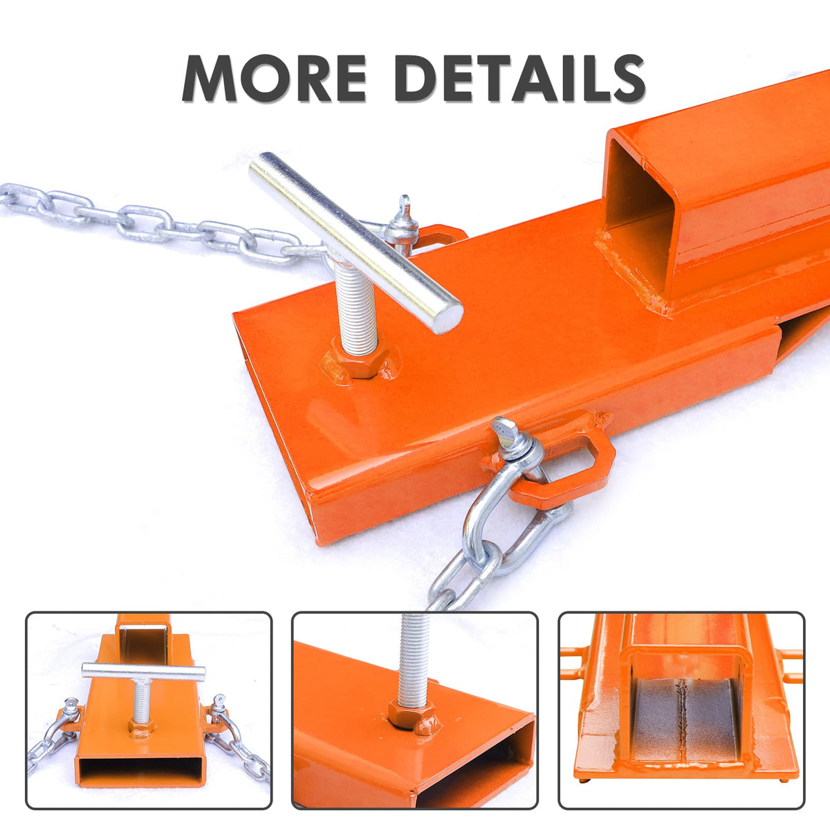 BESTZHEYU close-up on weld and orange powder coat for corrosion resistance