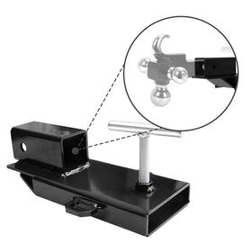BESTZHEYU safety chain attached to hitch for added towing backup security