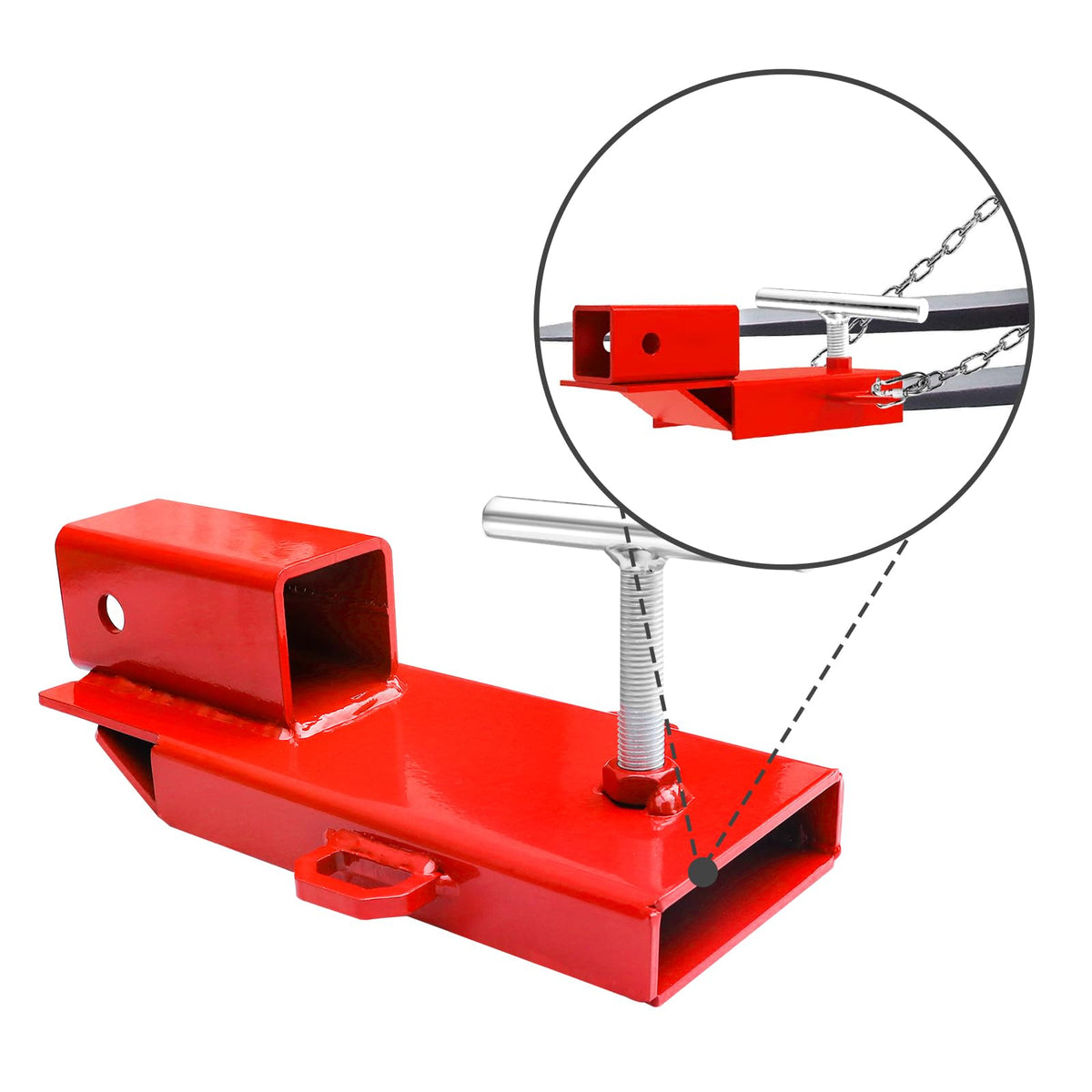 BESTZHEYU scale comparison with forklift fork illustrating compact footprint