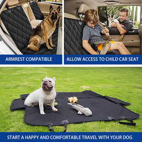 BESULEN dog resting on cover for comfortable, protected travel