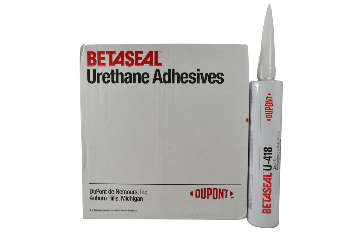 Betaseal U-418 cartridge close-up highlighting smooth dispensing