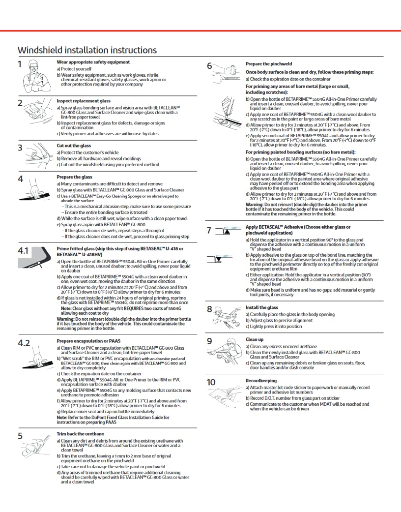 Betaseal U-418 nozzle and cap detail for precise bead control