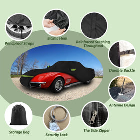 BETERNY driver-side zipper and mirror pocket for easy access benefit