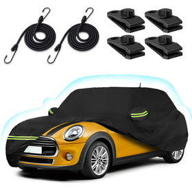 BETERNY front view fitted on Mini Cooper showing full-body protection