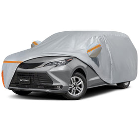 BETERNY front profile on Toyota Sienna showing full waterproof protection benefit