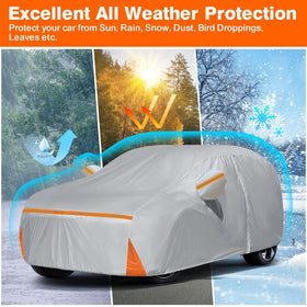 BETERNY folded cover in storage bag for compact trunk storage and portability