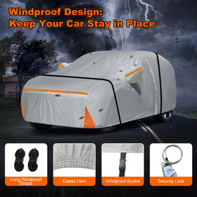 BETERNY windproof straps and security lock anchoring cover securely